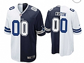 Nike Dallas Cowboys Customized Navy And White Split Vapor Untouchable Limited Jersey,baseball caps,new era cap wholesale,wholesale hats